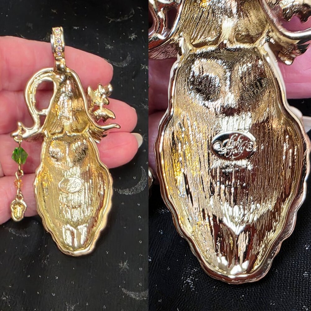Kirks Folly Autum Woodland ๐๐๐ ๐พ๐๐๐๐ Magnetic Bronze Necklace Goldtone - Picture 7 of 10